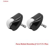 Front Wheel TiresSkin Parts For IRobot Roomba I7 E5 E6 500 600 700 800 900 Series Anti-Slip iRobot Roomba Cleaner Accessories