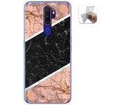 Tumundosmartphone Funda Gel Tpu para Oppo A9 2020 diseño Mármol 07 Dibujos