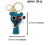 Game Doll Keychain Sprunki Rhythm Box Keychain Game Peripheral Cartoon Pendant Pendant Pendant Keychain Children's Gift Pendant