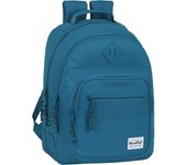 SAFTA - BLACKFIT8 EGEO Mochila Adaptable a Carro Portamochilas con Bolsillos laterales portabotellas - Mochila Diseño Único y Licencia Oficial con dos compartimentos grandes - Mochila Hombreras y espalda ergonómicas y acolchadas - Mochila
