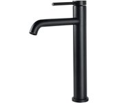 Grifo monomando para lavabo de baño, monomando lavabo de lavabo negro