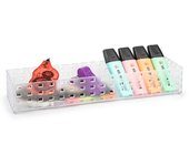 Plastic Forte - Bandeja Organizadora Modular Multiusos Nº 4. Transparente