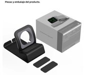 Aluminum Charger Stand for Apple Watch Dock Station Charging Holder for iWatch Ultra 1 2/10/9/SE/8/7/6/5/4/3/2/1 Silicon Bracket