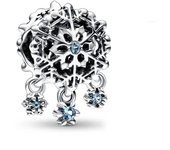 The 2024 New Christmas Collection Snowflake Pendant Is Suitable For Original Bracelets Charming DIY Girl Jewelry Gifts