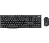 Teclado y Ratón Inalámbricos Logitech Silent Touch MK295/ Grafito