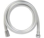 Farol Edm Flexo PVC Cromo Brillante 1.8m Plateado con Tuercas de Latón