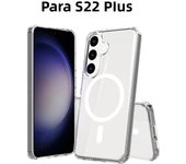 For Galaxy Wireless Magnetic Clear Case Samsung S25 S23 S21 Fe S24 Ultra S22 Plus Z Fold Flip 6 5 4 3 Magsafe Magnets Cover