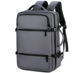 Mochara de viaje impermeable para hombre, Morral Escolar para portátil de Negocios, de 15,6 pulgadas, with Carga USB