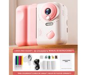 Children Digital Camera Instant Print for Kids Thermal Print Camera Instant Photo Printing Camera Video Toys+32G Memory Card