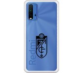 Carcasa para Xiaomi Redmi 9T/Pocophone M3 - Granada Escudo Negro Transparente SS18-19