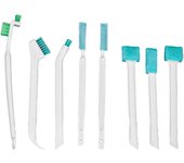 8Pcs Small Crevice Cleaning Brushes for Toilet Corner Tiny Window Door Track Groove Gap Cleaning Scrub Brush Set with Long