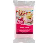 Fondant Funcakes Rosa Pastel 250 G - Ideal para Decorar Tartas, Cupcakes y Galletas