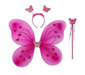 Kids Butterfly Headband Wings 1 Pc Girls Summer Photography Children Yellow Green Purple Pink Fairy Tale Props