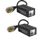 TRANSCEPTOR HDCVI pasivo Balun de video de cámara CCTV de un solo canal para AHD/HDCVI/HDTVI