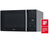Horno microondas de libre instalación - MARCA WHIRLPOOL -  color silver - MODELO  MCP 349 SL - CAPACIDAD 25 LITROS - POTENCIA 800W - Bread Defrost - Crisp - Aire Forzado - Jet Defrost - Recalentar & Descongelar - Función Recalentar - Vapor - CrispFry