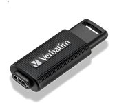 Verbatim pendrive store "n" go 64gb retráctil usb-c 3.2 negro