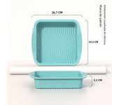 3D Silicone Cake Mold Decorating Tool DIY Pastry Baking Tools for Cake Pan Kitchen Fluted Tube Pan Bakeware Airfryer Accessories