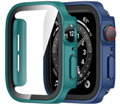 2PCS Waterproof Case for Apple Watch 7 8 9 45mm 41mm-44-40mm Bumper Screen Protector 2 PACK Edge Cover iWatch 5 SE 6 Accessories