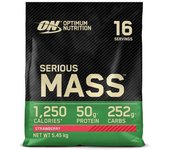 SERIOUS MASS  con vitaminas, minerales, aminoácidos, y creatina. OPTIMUM NUTRITION