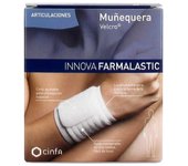 Farmalastic Muñequera Velcro Blanca Talla Pequeña-Mediana