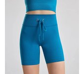 Pantalones de Yoga para Mujer Mallas Deportivas de Realce sin costura, Mallas de Fitness, Mallas de entrenamiento para Gimnasio con Cordón