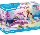 PLAYMOBIL sirena con delfines (71501)  el mágico mundo submarino.