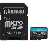 Tarjeta de memoria Micro SD KINGSTON 256GB MSD CGP G4 200MB A2 U3 V30 AD