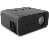 Proyector Bluetooth Full HD nativo, compatible con 24 lúmenes ANSI, corrección trapezoidal y zoom, adecuado para cine en casa PPT