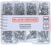 Surtido de tornillos torx 265 piezas black+decker