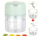 100/250ml Wireless Electric Garlic Masher Vegetable Fruit Cutter Kitchen Gadgets for Home USB Portable Food Crusher Meat Grinder