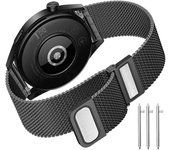 CorreasdeSmartwatches Huawei Watch GT 4 Pulsera , 22mm Malla Acero Inoxidable Imanes Dobles Correa para Huawei Watch GT4 Galaxy Watch 3 45mm/Galaxy Watch 46mm.