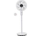 Ventilador de pie HTW VP-25YG 25W 8 velocidades oscilante blanco Ø40 cm