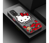 Cartoon Anime Cat Hello Kitty For OPPO A55 A54S A53S A52 A33 A32 A31 A16S A16K A15S A11S A9 A5 Frosted Translucent Phone Case