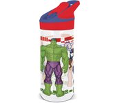 Cantimplora tritan Los Vengadores Avengers Marvel 620ml. Cantimplora ligera y resistente, ideal para mantenerse hidratado en cualquier momento. Diseño práctico y atractivo.