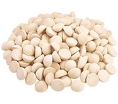 300Pcs Split Wood Balls Unfinished Half Wooden Balls Half Round Craft Balls for DIY Craft Arts 15mm