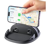 Soporte Móvil Coche Salpicadero, Soporte Teléfono de Silicona Antideslizante, Suporte Universal para iPhone 16/15/14/13/12 Samsung S24 S23 S22 Xiaomi