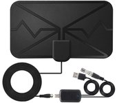 Digital TV Antenna for Indoor HDTV Mini Digital TV Antenna 3600 Miles 4K Indoor TV Antenna DVB-T2 Signal Booster HDTV Antenna for TV