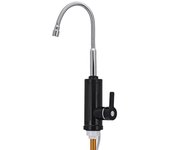 Calentador de Agua Eléctrico Instantáneo para Cocina y Baño - Grifo de Agua Fría y Caliente - Metal Especial Negro