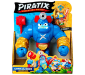 Figura Piratix S  Gorilla Bros Smash Jack con brazos articulados con los que puede golpera y un cañon. Incluye Piratix exclusivo 21.2x18.7x10 cm (Magic Box PPXSP116IN60)