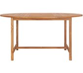Mesa de Jardín de Madera de Teca maciza 150x76 cm