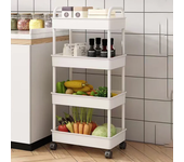 Mobile Bookshelf Trolley Household Kitchen Organizers And Storage Rack Home Bathroom Cart With Wheels Living Room Snacks Shelves