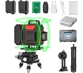 Nivel Laser 16 Lines Professional Laser Level With Tripod Suitcase Green Laser Automatic 360°Self-Leveling Laser Tool 110~220V