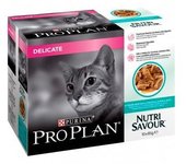 Pro Plan Delicate Sobre de Pescado del Océano para Gatos  Alimento húmedo para Gatos