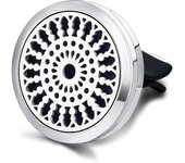 Refillable Car Air Freshener Smell Perfume Diffuser Clip Auto Vent Essential Oil Stainless Steel Locket Interior Accessories