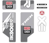 Pegatinas compatibles con horquilla bici Rock Shox Trek Boxxer R2C2 - 26"