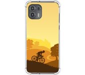 Funda Silicona Antigolpes para Motorola Edge 20 Lite diseño Ciclista Dibujos