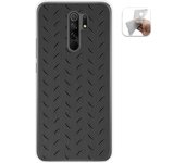 Tumundosmartphone Funda Gel Tpu para Xiaomi Redmi 9 diseño Metal Dibujos