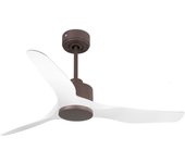 Ventilador de techo Reversible Termostato Wifi Motor DC Techos Inclinados Mando a Distancia Adaptador 2/3 Aspas Hypersilence Memoria
