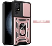 Shockproof Armor Magnetic Case for TCL 40 30 SE 4G Slide Camera Protect Cover
