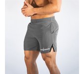 Casual Shorts Men's Summer Dark Blue Breathable Loose Sports Straight Cropped Pants